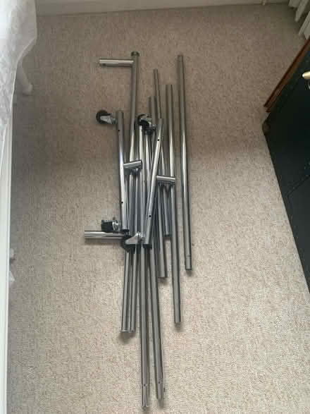 Photo of free Chrome double hanging rail (RG6 Earley) #1