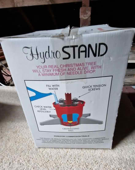 Photo of free Real tree water stand (SK8 Cheadle) #2