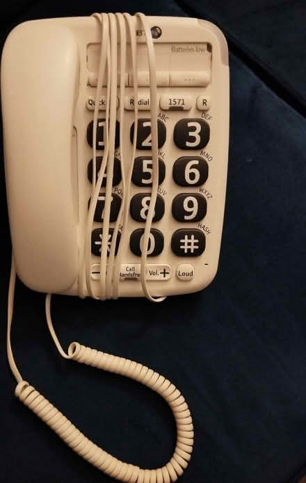Photo of free Large buttons landline phone (Bicton Heath SY3) #1