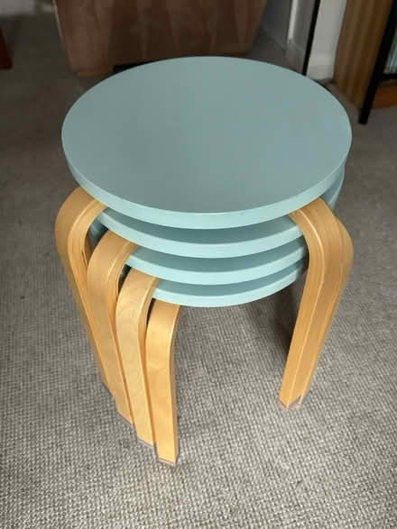 Photo of free x4 Wood Stools (LA15) #2
