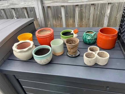 Photo of free Assorted pots for plants (819 Stella Avenue, Croydon) #1