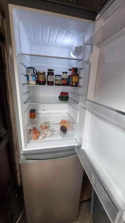 Photo of free Hoover Fridge Freezer (Lightwood ST3) #2