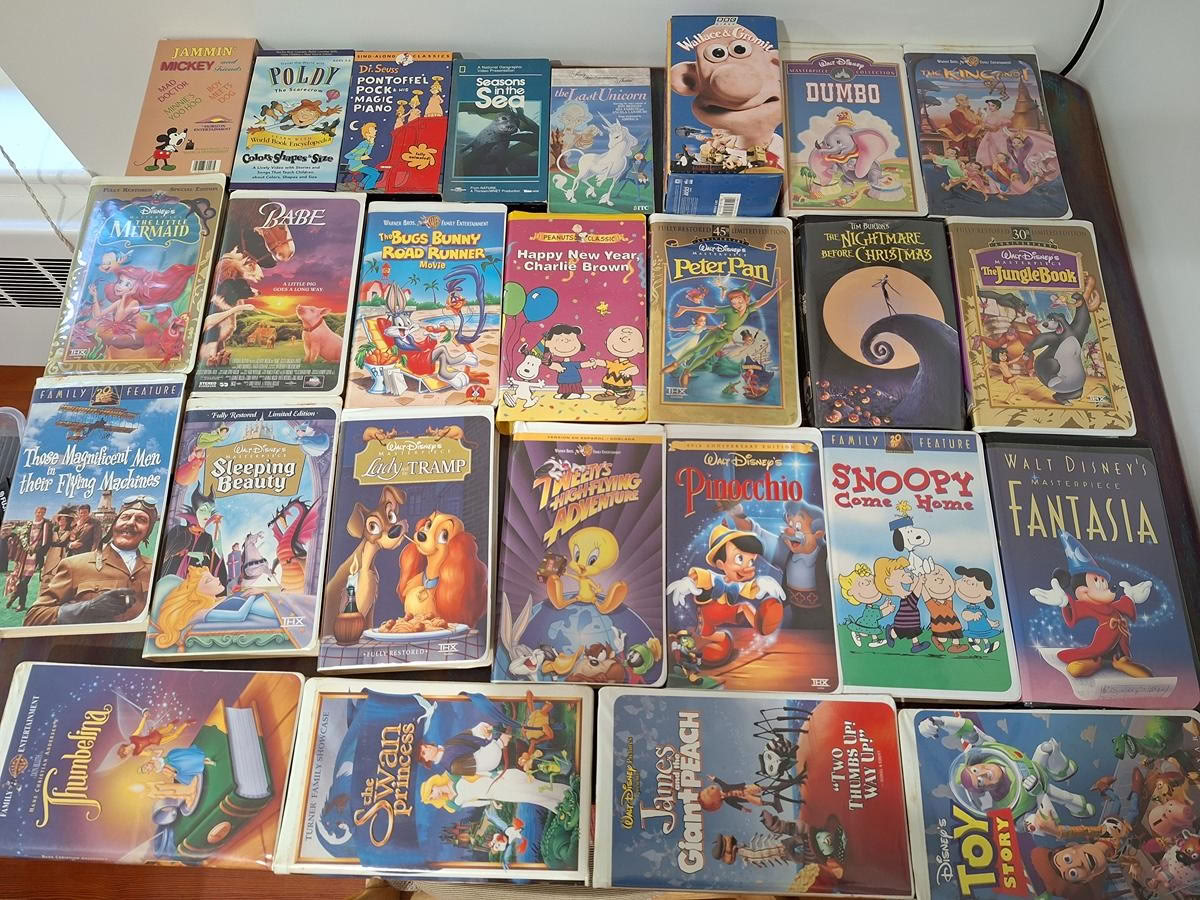 Free: Kids' VHS Movies (Lexington near Wilson Farms)