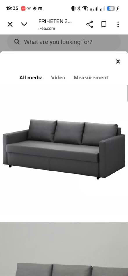 Photo of 2-3 seat sofa bed (Richmond TW9) #1