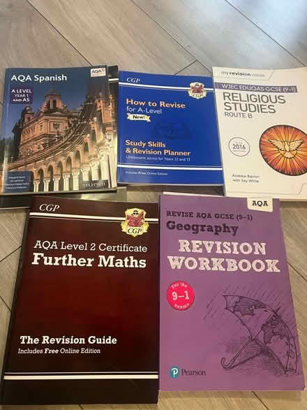 Photo of free A level and gcse revision books (Weston) #2