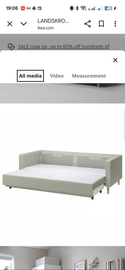 Photo of 2-3 seat sofa bed (Richmond TW9) #4