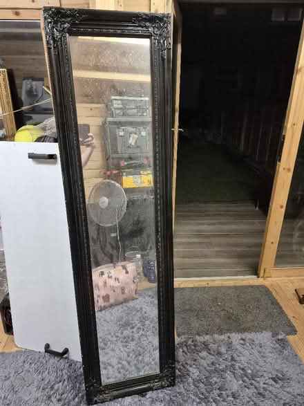 Photo of free Free standing black framed mirror 65" tall (Addiscombe CR0) #1