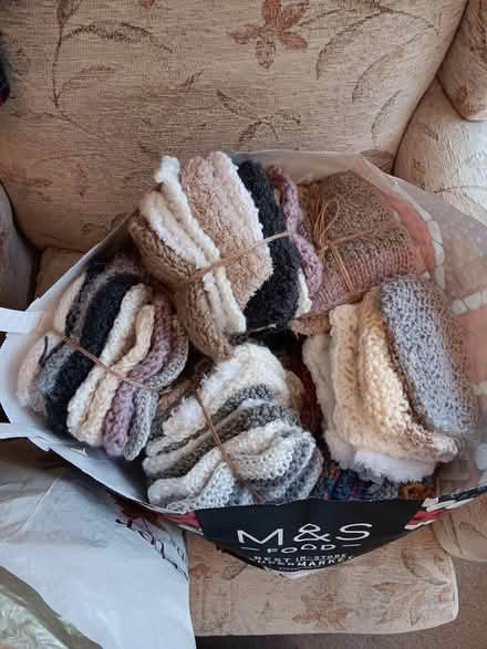 Photo of free Knitted squares - 2 bags full (Chipping Ongar CM5) #2