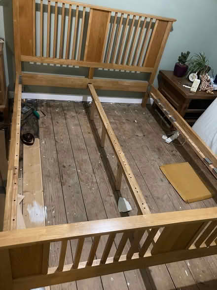 Photo of free Wooden Bed Frame (SG4) #2
