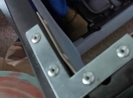 Photo of free King ottoman bed-needs pop riveting (OX33, Wheatley) #3