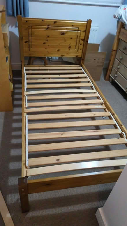 Photo of free Pine single bed (OX14 Abingdon) #1