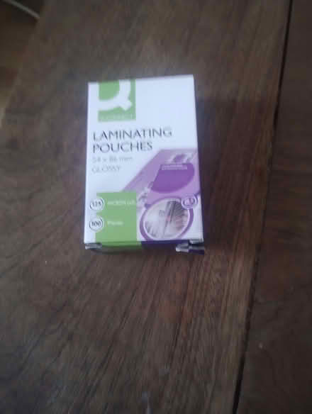 Photo of free Laminating pouches (Summertown OX2) #1