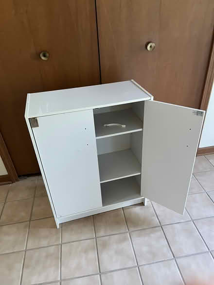 Photo of free white freestanding cabinet (northeast ann arbor) #2
