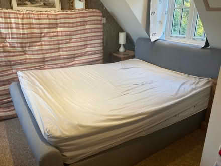 Photo of free King ottoman bed-needs pop riveting (OX33, Wheatley) #1