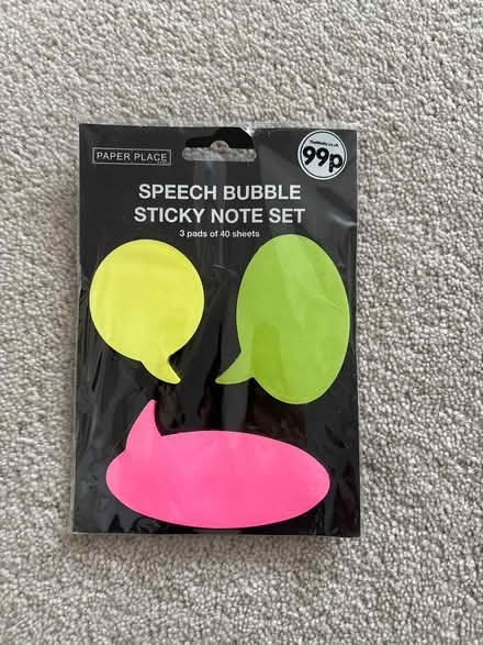 Photo of free Pack of new sticky notes (Romsey) #1