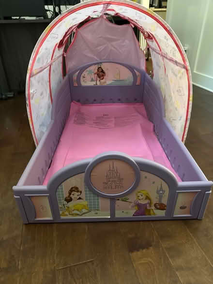 Photo of free Crib size Princess Bed (Dacula) #2