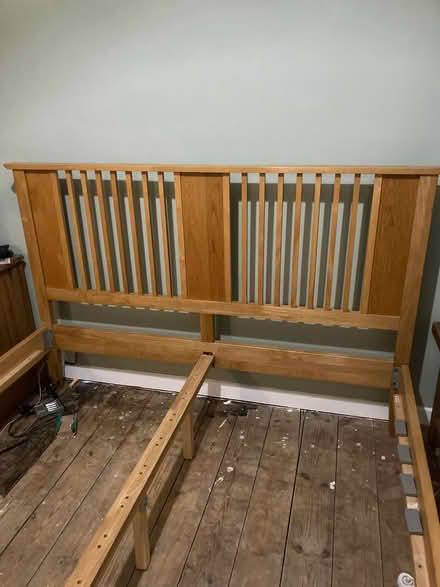 Photo of free Wooden Bed Frame (SG4) #1