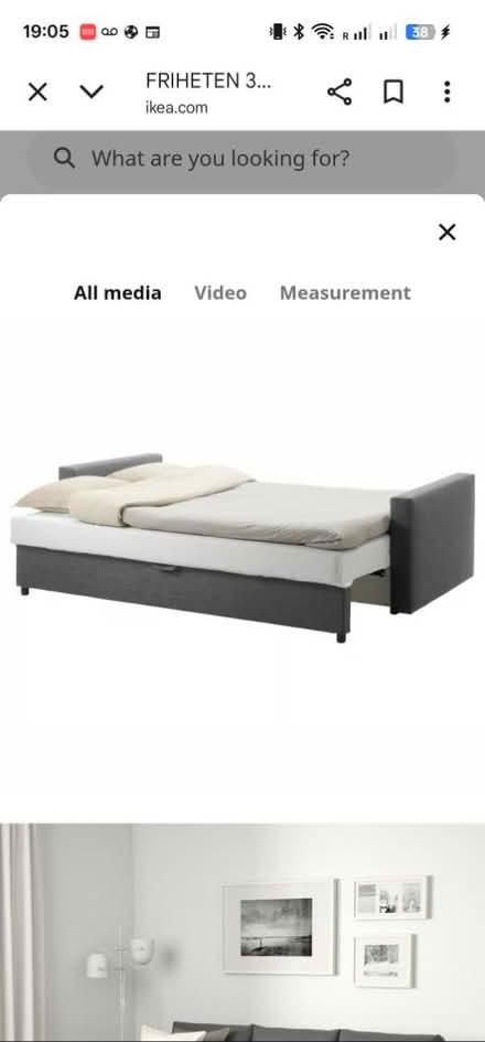 Photo of 2-3 seat sofa bed (Richmond TW9) #2