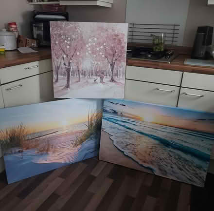 Photo of free 3 large wall canvases (Horton bank top BD7) #1