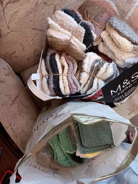 Photo of free Knitted squares - 2 bags full (Chipping Ongar CM5) #1