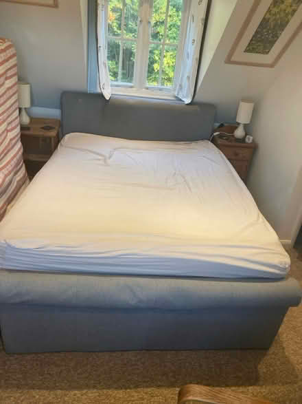 Photo of free King ottoman bed-needs pop riveting (OX33, Wheatley) #2