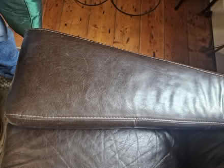 Photo of free Leather sofa (Arthurs Hill) #4