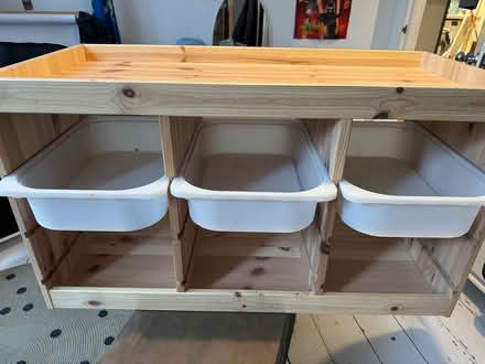 Photo of free Shelving unit with boxes (Surbiton KT6) #2