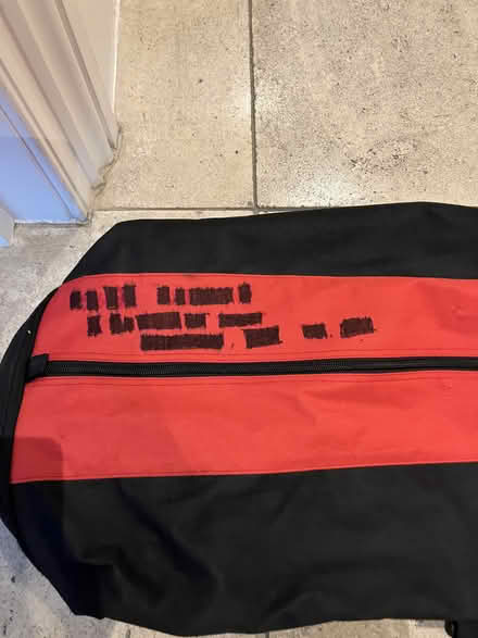 Photo of free Bag for Skis, red canvas (Maida Vale W9) #2