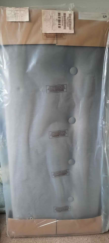 Photo of free grey 135cm headboard (Minchery Farm OX4) #3