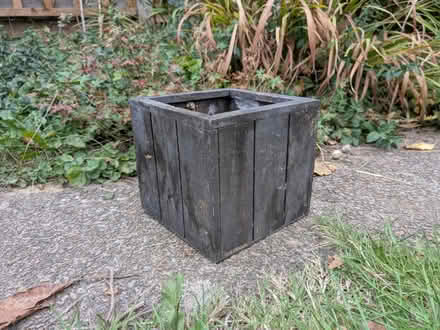 Photo of free Cube wooden planter (Howlands, AL7) #1