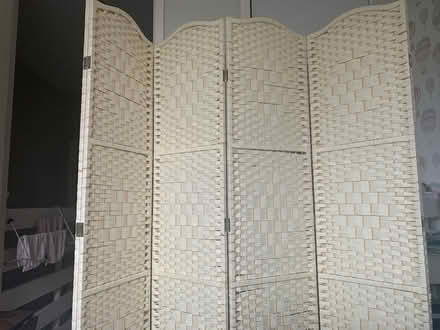 Photo of free Cream rattan screen (RG6 Earley) #1
