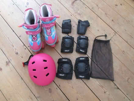 Photo of free Children's roller skates with helmet and pads (Henleaze BS9) #1