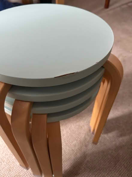 Photo of free x4 Wood Stools (LA15) #3