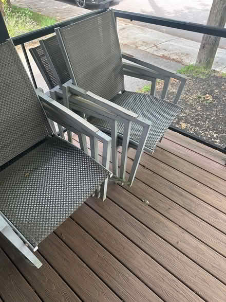 Photo of free Patio Metal Table and 6 chairs (Old Ottawa East) #2