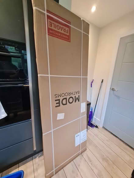 Photo of free Boxed wet room glass panel (Spondon DE21) #2