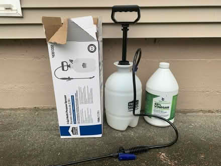 Photo of free Sprayer and vinegar (Crown Hill, north of Ballard.) #1