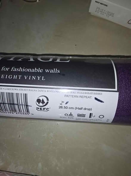 Photo of free Three rolls of wallpaper (Dewsbury WF12) #4