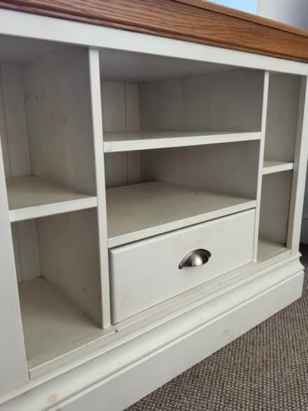 Photo of free Wood TV Corner Storage Unit (LA15) #2