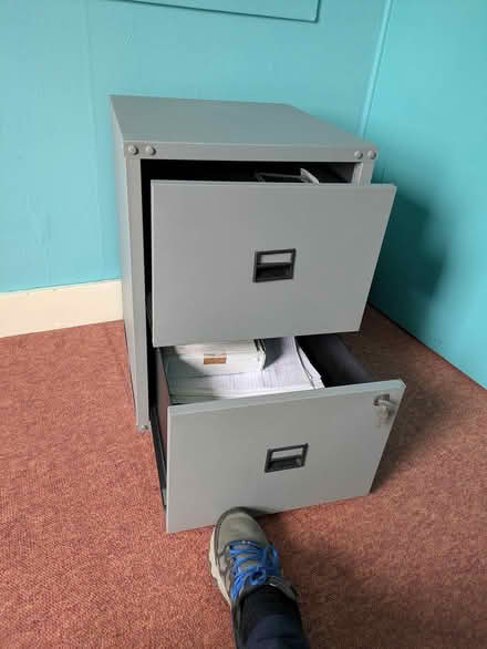 Photo of free Two draw filing cabinet (Central Berkhamsted HP4) #2