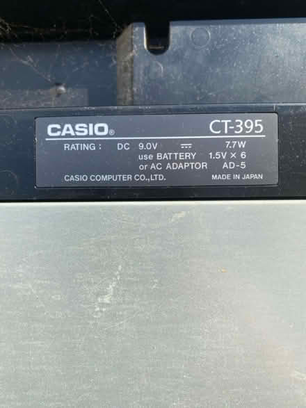 Photo of free Casio keyboard model CT-395 (Sutton SM1) #3