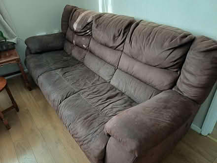Photo of free 3 Seater Sofa and Recliner Sofa (B80 - Studley) #3