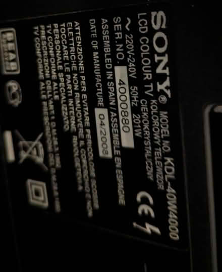 Photo of free Sony TV (Chalfont St Peter SL9) #3