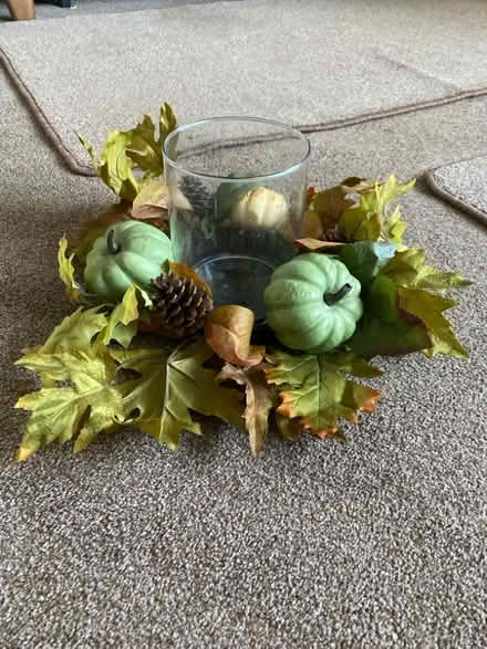 Photo of free Candle holder with autumn greenery (Bagillt CH6) #2
