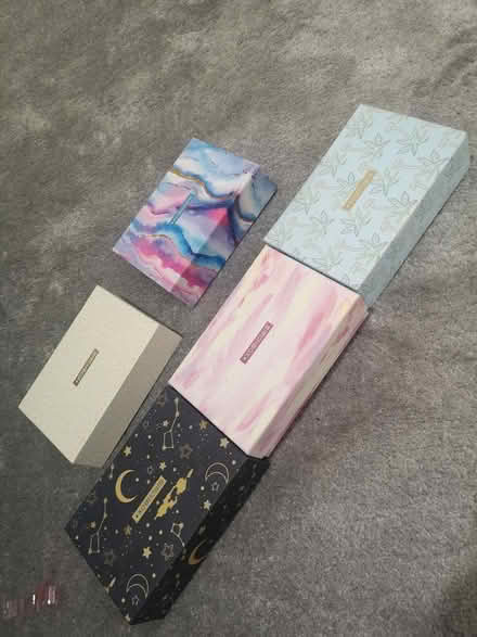 Photo of free Empty birch boxes x5 (Stockport SK8) #1