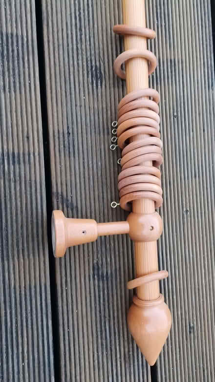 Photo of free Wood curtain pole (Totley S17) #2