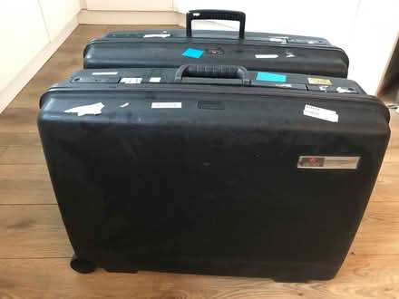 Photo of free 2 Delsey hard shell suitcases, with wheels (New Barnet N20) #1