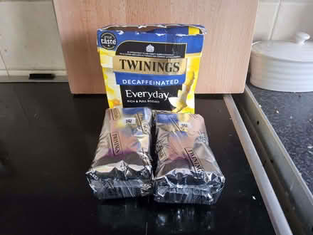 Photo of free Tetley decaffeinated tea bags. (Wigmore HR6) #1