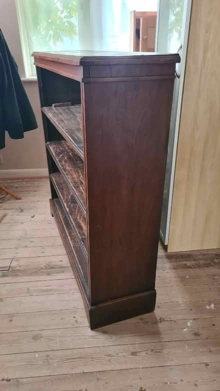 Photo of free Dark wood book case / shelves (Weston Park) #2