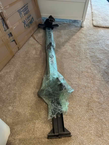 Photo of free Queen metal bed frame (Lake Ariel PA area) #4