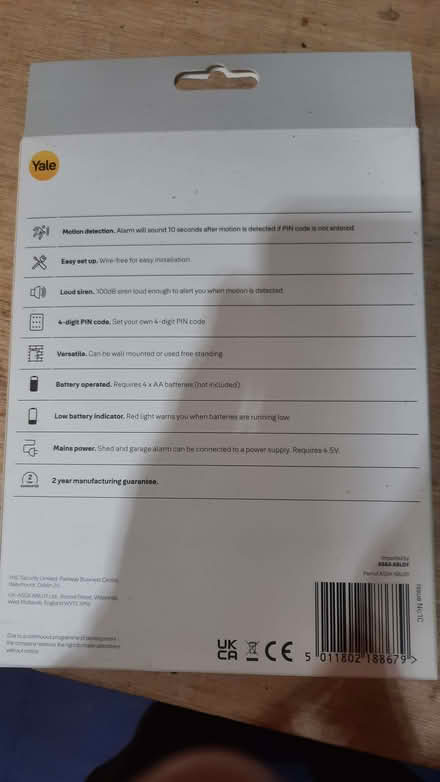 Photo of free Shed Alarm (Grove OX12) #2